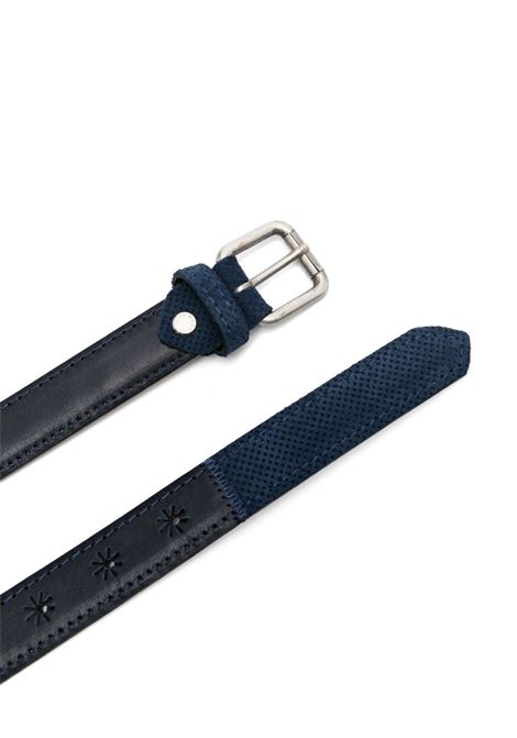 Cintura con logo traforato MANUEL RITZ | MR2994BLU